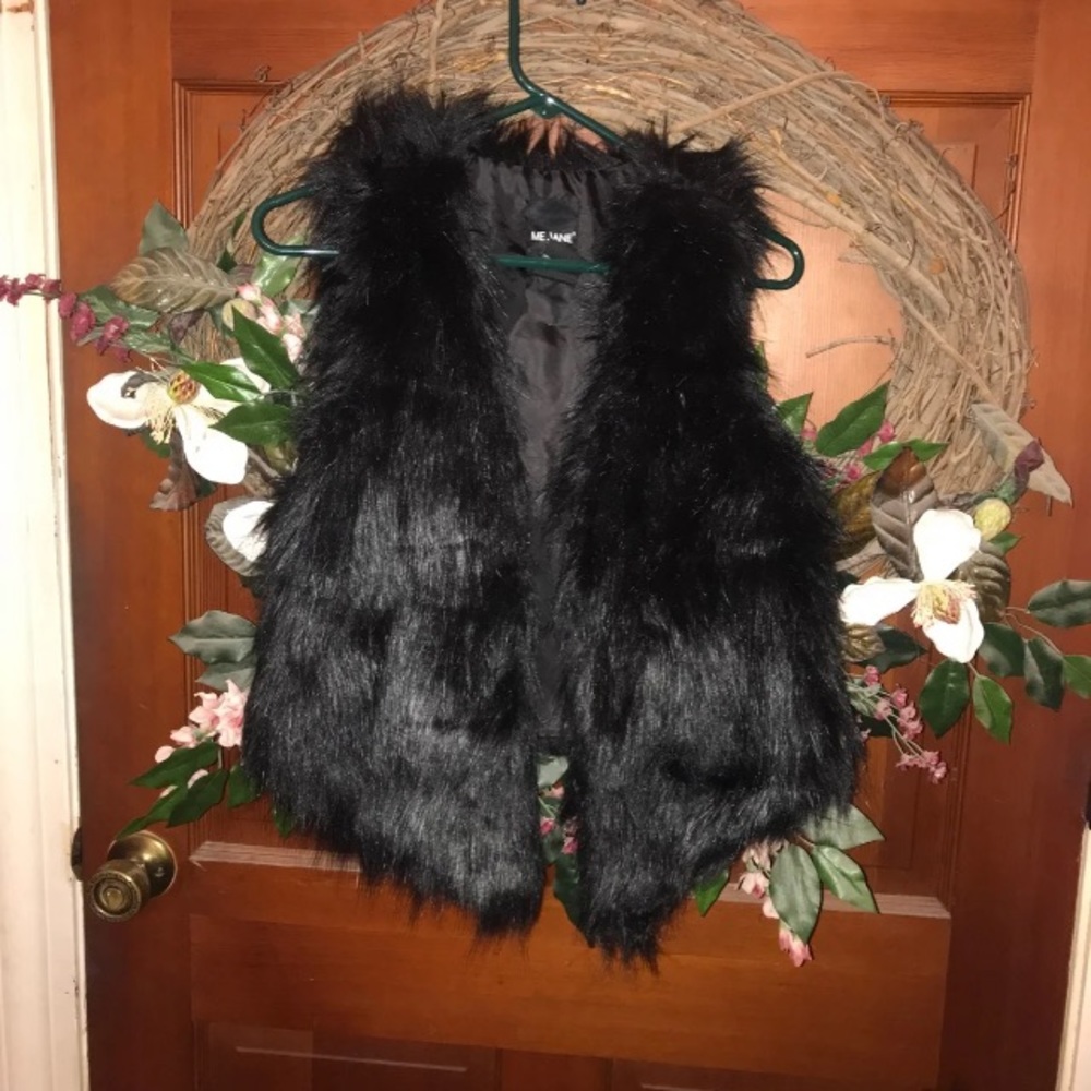 Faux fur vest